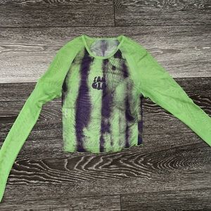 I am Gia Mesh Long Sleeve Shirt